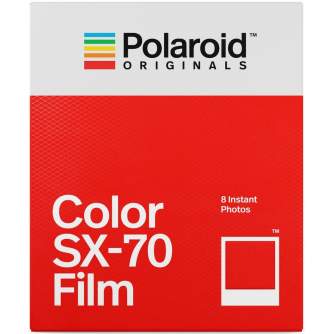 Instantkameru filmiņas - POLAROID ORIGINALS COLOR FILM FOR SX-70 - ātri pasūtīt no ražotāja