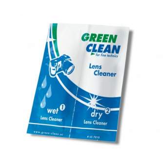 Чистящие средства - Green Clean LC-7010-10 LensCleaner 10 pc. - hang box - купить сегодня в магазине и с доставкой