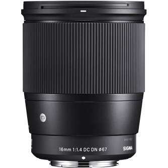 Objektīvi - Sigma 16mm F1.4 DC DN Sony E-mount [CONTEMPORARY] - купить сегодня в магазине и с доставкой