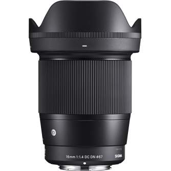 Mirrorless Lenses - Sigma 16mm F1.4 DC DN Sony E-mount [CONTEMPORARY] - купить сегодня в магазине и с доставкой