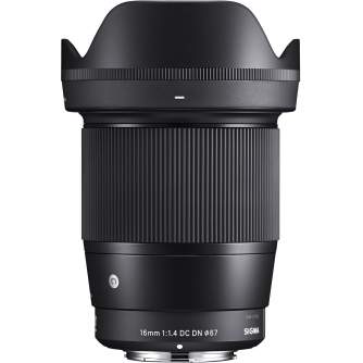 Objektīvi - Sigma 16mm F1.4 DC DN Sony E-mount [CONTEMPORARY] - купить сегодня в магазине и с доставкой