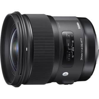 Lenses - Sigma 24mm F1.4 DG HSM | Art | Canon EF mount - quick order from manufacturer