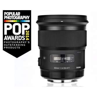 Objektīvi - Sigma 50mm F1.4 DG HSM | Art | Nikon fmount - быстрый заказ от производителя