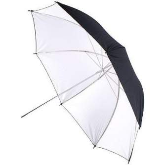 Foto lietussargi - BIG Helios lietussargs 100cm, balts/melns (428302) - ātri pasūtīt no ražotāja