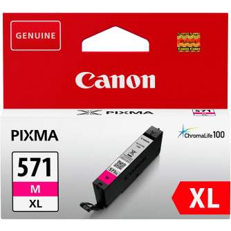 Printeri un piederumi - Canon tintes kasetne CLI-571XL, madženta - ātri pasūtīt no ražotāja