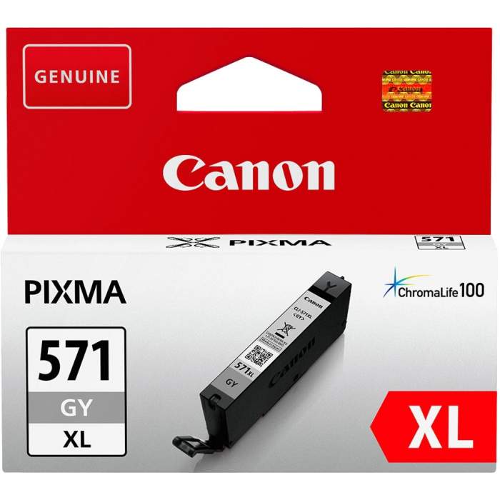 Printers and accessories - Canon ink cartridge CLI-571XL, grey - quick order from manufacturer
