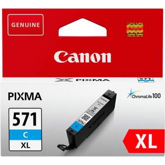 Printeri un piederumi - Canon tintes kasetne CLI-571XL, ciāna - ātri pasūtīt no ražotāja