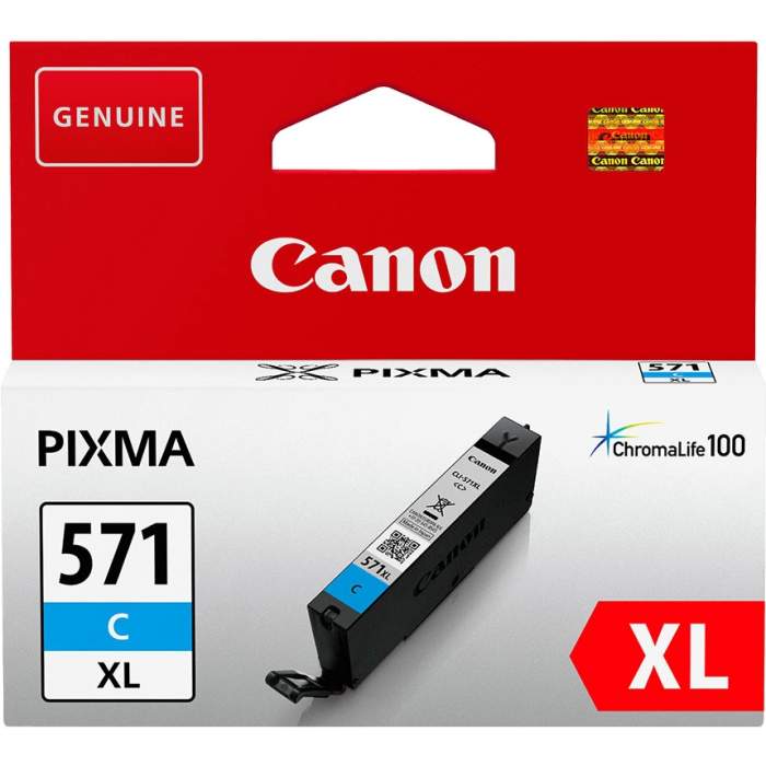 Printeri un piederumi - Canon tintes kasetne CLI-571XL, ciāna - ātri pasūtīt no ražotāja