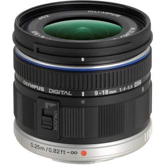 Lenses - Olympus M.ZUIKO DIGITAL ED 9-18mm 1:4.0-5.6 / EZ-M918 black - quick order from manufacturer