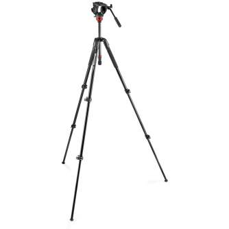 Video Tripods - Manfrotto tripod kit MVK500190XV Alu Video Kit - buy today in store and with delivery