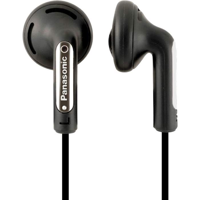 Headphones - Panasonic earphones RP-HV154E-K, black - quick order from manufacturer