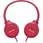 Headphones - Panasonic RP-HF100E-P On-Ear Headphones, Pink, 30mm, Foldable, Lightweight - quick order from manufacturer
