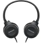 Headphones - Panasonic RP-HF100E-K On-Ear Headphones, Black, 30mm, Foldable - quick order from manufacturer