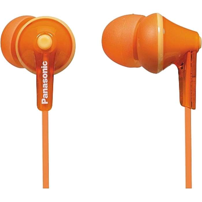 Headphones - Panasonic earphones RP-HJE125E-D, orange - quick order from manufacturer