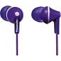 Headphones - Panasonic RP-HJE125E-V Earphones, Purple, 739109 - quick order from manufacturer
