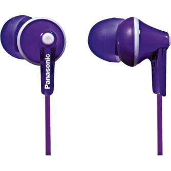 Headphones - Panasonic earphones RP-HJE125E-V, purple - quick order from manufacturer