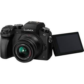 Mirrorless Cameras - Panasonic Lumix DMC-G7 + 14-42mm Kit, black - buy today in store and with delivery