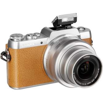 Компактные камеры - Panasonic Lumix DMC-GF7 + 12-32мм Kit, коричневый - быстрый заказ от производителя