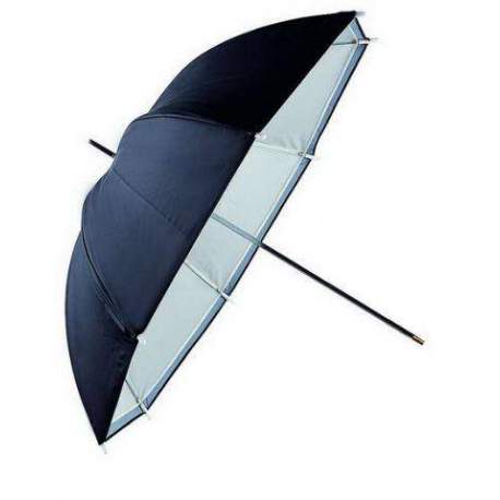 Foto lietussargi - Falcon lietussargs balts caurspīdīgs + sudrabs/melns URN48TSB1 295430 - perc šodien veikalā un ar piegādi