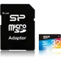 Vairs neražo - Silicon Power atmiņas karte microSDHC 32GB Superior Pro Color U3 + adapteris