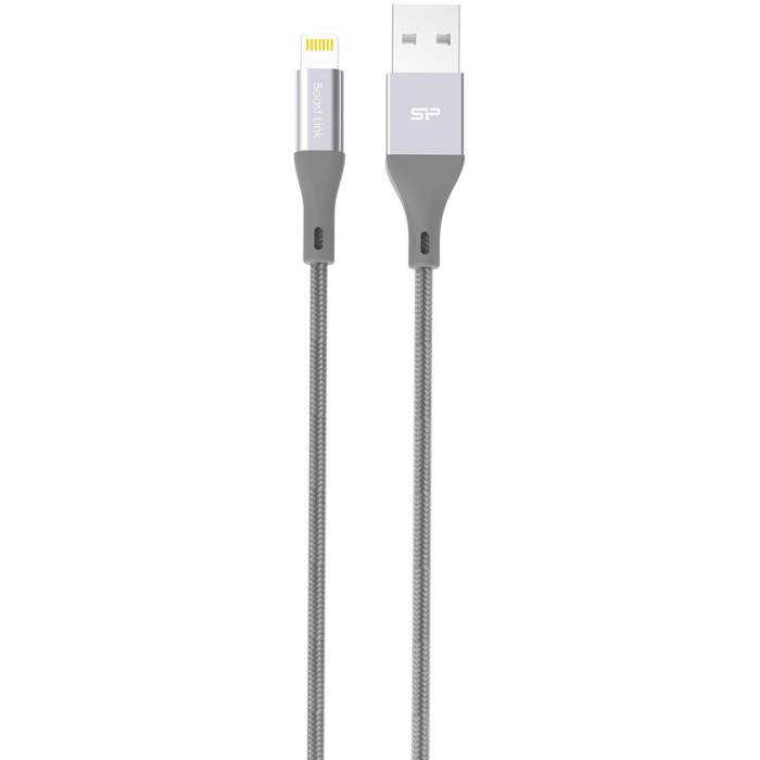 Cables - Silicon Power cable Lightning Boost Link 1m, grey SP1M0ASYLK30AL1G - quick order from manufacturer