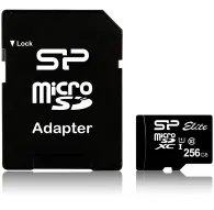 Memory Cards - Silicon Power memory card microSDXC 256GB Elite UHS-I Class 10 + adapter - quick order from manufacturerMemory Cards - Silicon Power memory card microSDXC 256GB Elite UHS-I Class 10 + adapter - quick order from manufacturer