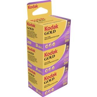 Photo films - Kodak film Gold 200/36x3 - buy today in store and with delivery