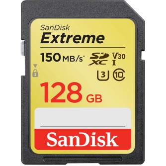 Discontinued - SanDisk Extreme SDXC UHS-I V30 150MB/s 70MB/s 128GB (SDSDXV5-128G-GNCIN)