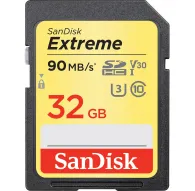 Memory Cards - SanDisk memory card SDHC 32GB Extreme V30 90MB/s - quick order from manufacturerMemory Cards - SanDisk memory card SDHC 32GB Extreme V30 90MB/s - quick order from manufacturer