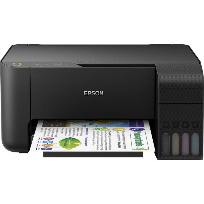 Принтеры и принадлежности - Струный принтер Epson EcoTank L3110 3в1, черный C11CG87401 - быстрый заказ от производителя