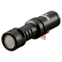 RØDE VideoMic Me-L Lightning smartphone microphone with gold-plated connector, red switch, and mesh grille, set against a clean white background.