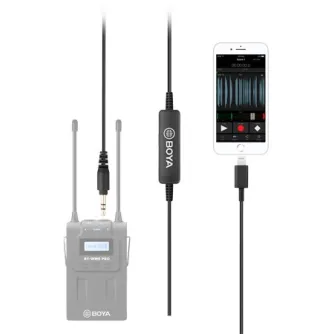 Audio vadi, adapteri - Boya adapteris 3,5mm - Lightning 35C-L - ātri pasūtīt no ražotāja