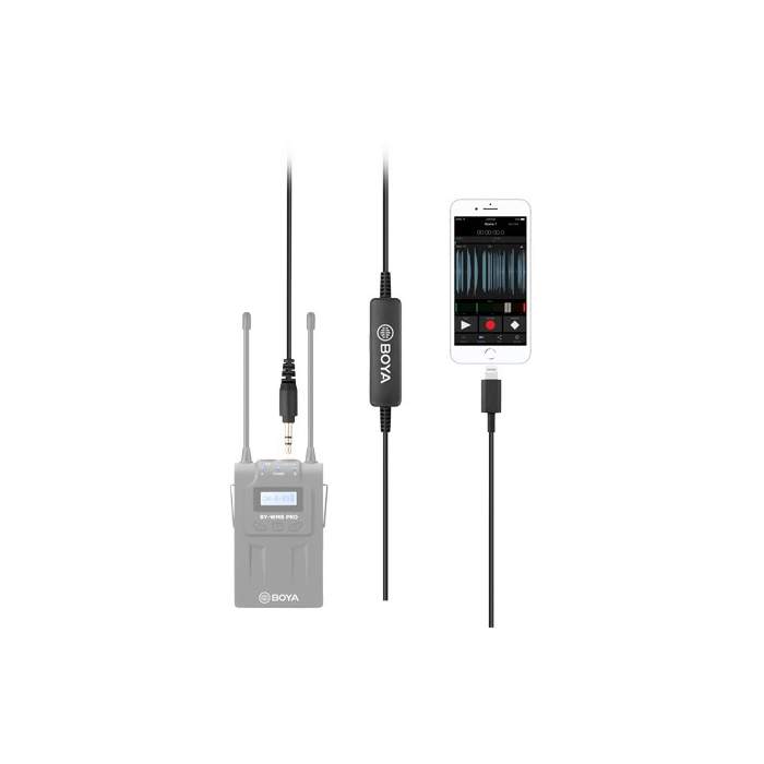 Audio vadi, adapteri - Boya adapteris 3,5mm - Lightning 35C-L - ātri pasūtīt no ražotāja