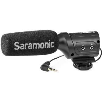 Mikrofoni - Saramonic mikrofons SR-M3 + vējsargs Furry M3-WS - ātri pasūtīt no ražotāja