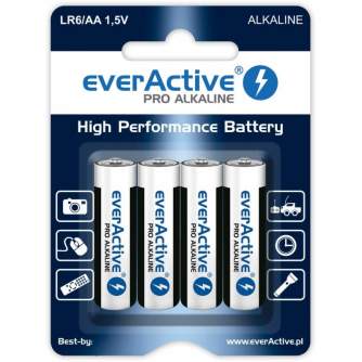 Батарейки и аккумуляторы - everActive Pro Alkaline AAA LR03 1.5V 1250mAh 4gb. - купить сегодня в магазине и с доставкой