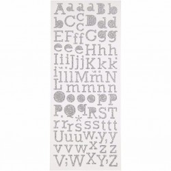 Photography Gift - FOCUS GLITTERSTICKERS SILVER LETTERS - quick order from manufacturer
