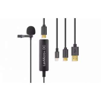 Mikrofoni - SARAMONIC LAVMICRO+DC lavalier mic with USB-C - ātri pasūtīt no ražotāja