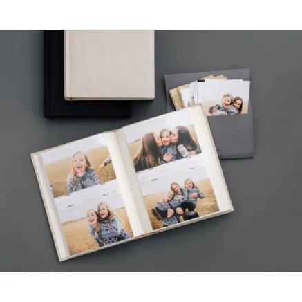 FOCUS BASE LINE CANVAS ALBUM SUPER 200 11X15 GREY