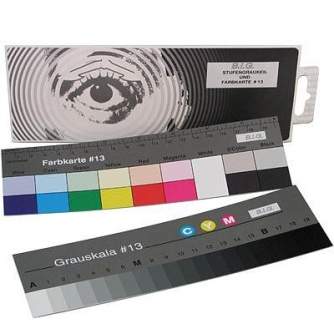 White Balance Cards - BIG greycard and color card #13 18cm (486020) - quick order from manufacturer