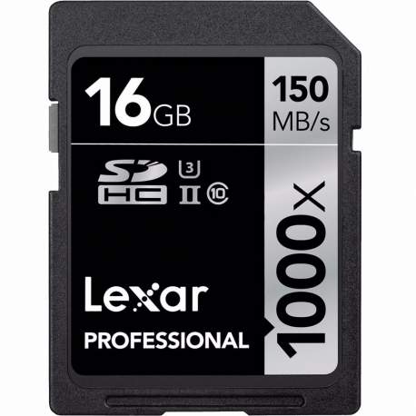 Карты памяти - LEXAR PRO 1000X SDHC UHS-II U3 (V60) R150/W90 32GB (V30) R150/W75 - быстрый заказ от производителя