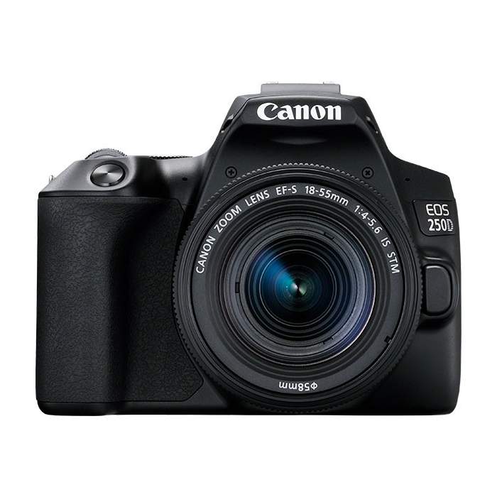 Spoguļkameras - Canon EOS 250D + 18-55mm IS STM Kit, melns - ātri pasūtīt no ražotāja