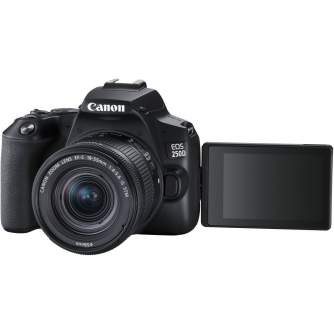 Зеркальные фотоаппараты - Canon EOS 250D + 18-55mm IS STM Kit, black - быстрый заказ от производителя