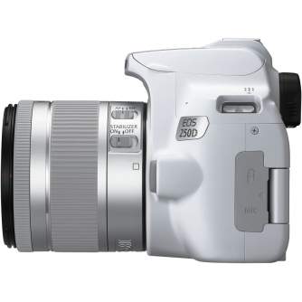 Зеркальные фотоаппараты - Canon EOS 250D + 18-55mm IS STM Kit, white - быстрый заказ от производителя