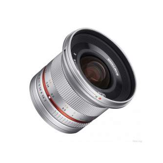 Объективы - Samyang 12 mm f / 2.0 lens for Fuji X - silver - быстрый заказ от производителя