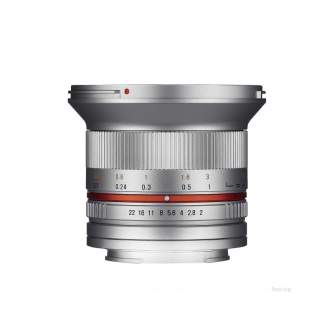 Объективы - Samyang 12 mm f / 2.0 lens for Fuji X - silver - быстрый заказ от производителя