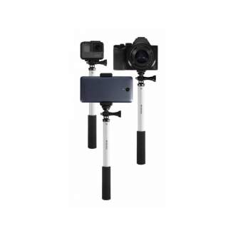 Discontinued - Powerbee teleskopiskais monopods (selfie stick) GoPro, mobilajām telefonam 70cm