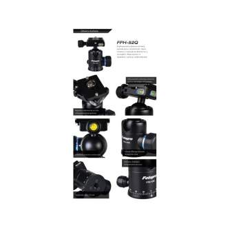 Tripod Heads - Fotopro FPH-52Q ball head - black - quick order from manufacturer