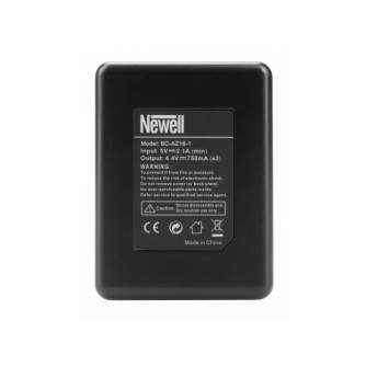 Chargers for Camera Batteries - Newell SDC-USB two-channel charger for AZ16-1 batteries - quick order from manufacturer