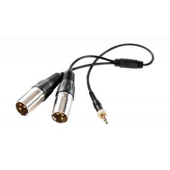Audio cables, adapters - Saramonic SR-UM10-CC1 audio splitter - mini Jack 3.5 mm TRS / 2 x male XLR - quick order from manufacturer