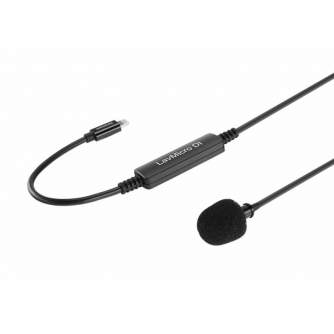 Microphones - Saramonic Lavalier Microphone LavMicro Di with Lightning iPhone connector - quick order from manufacturer